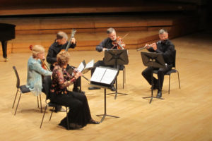 Jan Boland, Douglas Worthen, David Miller, John Dowdall, Loretta O’Sullivan at the Royal College of Music